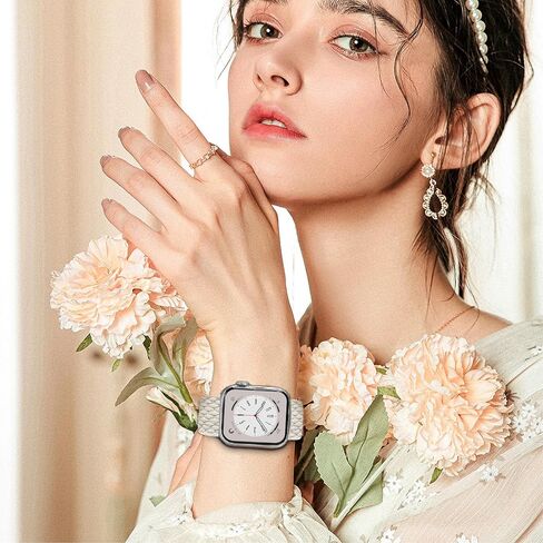 SOLOLUP حلقة منفردة مضفرة لأشرطة ساعة Apple 40 مم 41 مم 44 مم 45 مم 38 مم 42 مم iWatch Ultra/2 حزام 49 مم للرجال والنساء، سوار معصم مرن رياضي من النايلون لساعة Apple Watch Ultra2 Series 9 8 7 6 5 4 3 SE in Kuwait