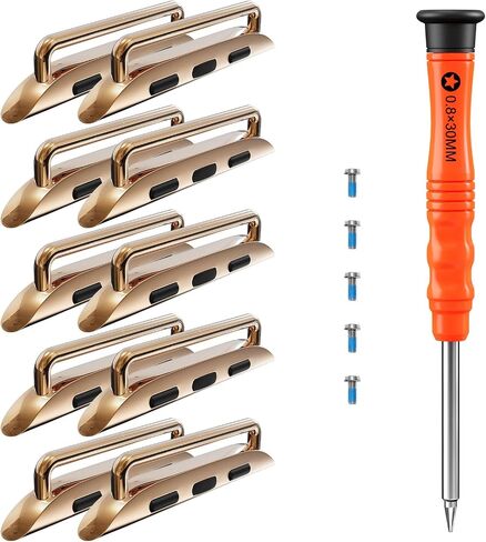 Watch Band Connectors for Apple Watch Band Adapter, Replacement Link Attachment for iWatch Ultra (49mm) Series 9 8 7(45mm 41mm) Series 6 5 4 SE(44mm 40mm) Series 3 2 1(42mm 38mm) Straps 5pack in Saudi Arabia