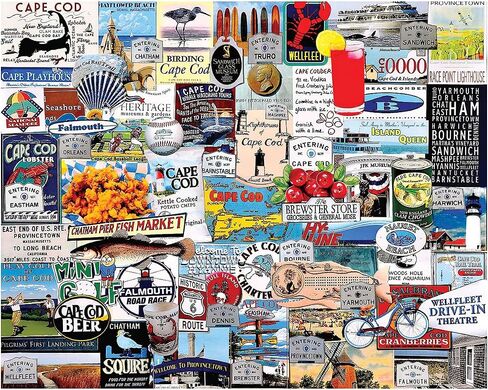 White Mountain Puzzles I Love Cape Cod - 1000 Piece Jigsaw Puzzle in Saudi Arabia
