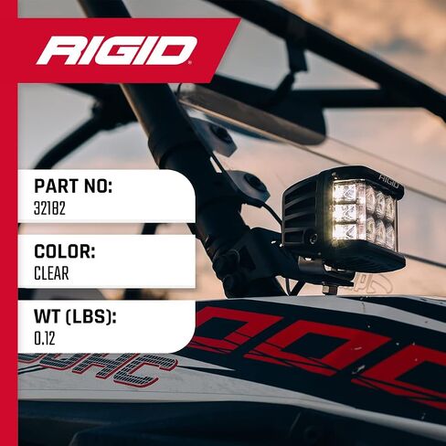 Rigid Industries 32183 D-Ss Series Light Cover, Amber in Saudi Arabia