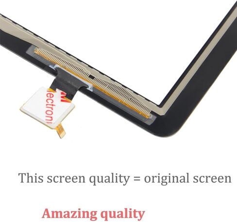 لجهاز Fire HD 8 /HD 8 Plus Tablet (تم إصدار الجيل الثاني عشر في 2022/2024) R2SP8T R24SB8 عدسة زجاجية أمامية للوحة استبدال محول الأرقام للشاشة، لجهاز Fire HD 8 /HD 8 Plus الجيل الثاني عشر وTecno Tablet T805S in Kuwait