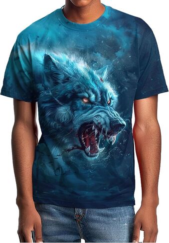 Men's Print Graphic T Shirt Short Sleeve Summer T-Shirt Novelty Casual Tee in Saudi Arabia