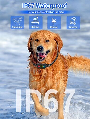 Dog Shock Collar with Remote,3300ft Dog Training Collar with 4 Training Modes Beep,Vibration,Electric Shock,Dog Finder,Waterproof Shock Collar for Dogs in Saudi Arabia