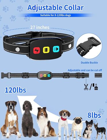 Dog Shock Collar with Remote,3300ft Dog Training Collar with 4 Training Modes Beep,Vibration,Electric Shock,Dog Finder,Waterproof Shock Collar for Dogs in Saudi Arabia