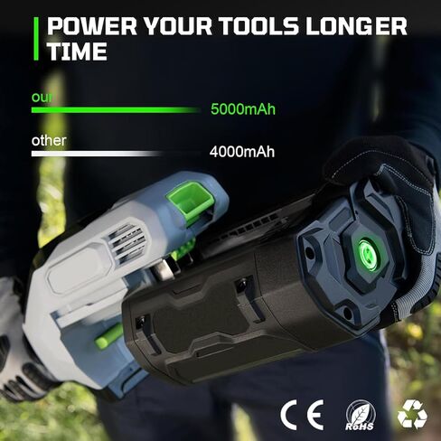 56 فولت 5.0 أمبير استبدال لبطارية EGO 56 فولت BA5600T ليثيوم أيون متوافقة مع أدوات الطاقة EGO 56 فولت CS1804 CS1403 CS1604 HT2400 LB6504 in Kuwait