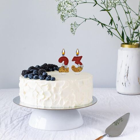 شموع عيد الميلاد الثالث والثلاثين، شموع عيد ميلاد ذهبية بعمر 32 و23 عامًا، هدايا تزيين تزيين الكيك لحفلة عيد ميلاد سعيد للنساء والرجال in Kuwait