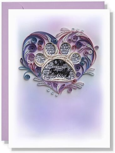 Blue Hydrangea Floral Sympathy Birthday Get Well Love Friend Boss Mom Daughter Girl Grandma Quilling Card, 5in x 7in in Saudi Arabia