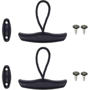 4 Pack Kayak Carry Pull Handle T-Handle with Cord and Pad Eyes Screws