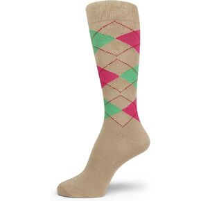 Elite Quality Colorful Soft Cotton Men's Groomsmen Wedding Argyle Dress Socks