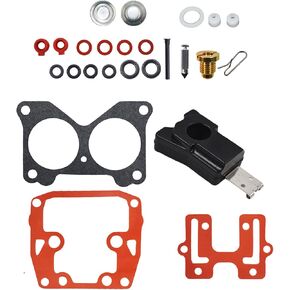 WFLNHB Carburetor Repair Kit Replacement for Johnson Evinrude 0439076 V4 V6 Crossflow