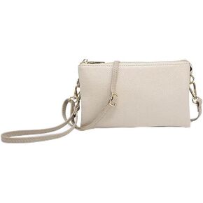 JEN & CO. Riley Vegan Faux Snake Print, Womens Small Clutch, Adjustable/Detachable Strap, Crossbody, Shoulder Handbag Purse