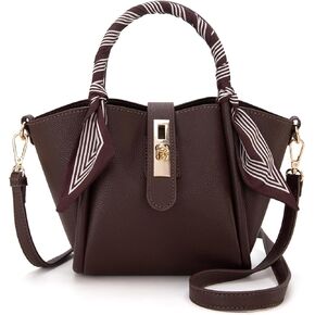 Milan Chiva Small Hand Bags Tote Purses for Women Top Handle Purse with Ribbon Travel Purses with Pouch