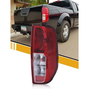 Tail Light Assembly Compatible with Nissan Frontier 2005-2021 | Suzuki Equator 2009-2012, Halogen Type Brake Rear Lamp Replacement for NI2800170 26555EA825, Red Lens, Left Driver Side