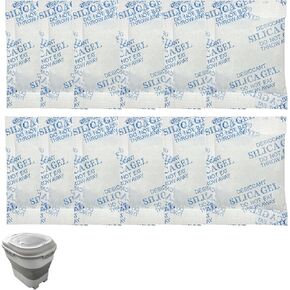 xcivi 12 Pack Pet Food Desiccant Bags for Collapsible Food Storage Container Cat & Dog Pet Food Feeders; for PetSafe Smart Feeders, Moisture-Proof Bag Desiccant Keep Pets Foods Dry and Fresh
