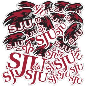 Desert Cactus Saint Joseph's University Sticker Hawks Stickers Vinyl Decals Laptop Water Bottle Car Scrapbook T1 (Type 1-1)