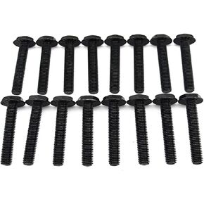 XSPC Radiator Screw Set, 6-32 UNC, 30mm, Black, 16-pack