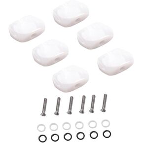 SUPVOX 6 Pcs String Guitar Tuning Pegs Seal White