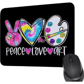 Peace Love Inspired Gift Cartoon Lover Gift Movie Fans Mouse Pad Animal Cartoon Design Computer Laptop Fruit Gaming Mouse Pad Office (Ladybug 2)