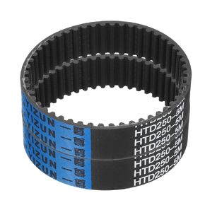 uxcell 2pcs HTD-5M Rubber Timing Belt 65 Teeth, 325mm Pitch Length x 20mm Width x 3.6mm Height, Closed Loop Pulley Timing Belt