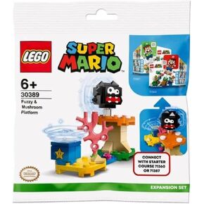 LEGO 30389 Super Mario Polybeutel Set mit Plattform und Pilz