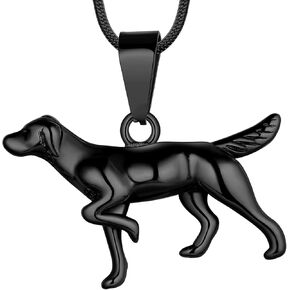 3D Animal Lion Dog Pendant Leo Necklace - Zodiac Women Lion Necklace Constellation Horoscope Leo Pendant Birthday Gifts for Girls Stainless Steel Dog Necklace for Men Jewelry