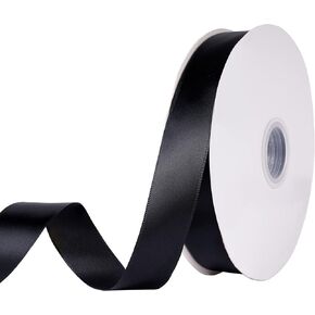 7/8 inch Double Faced White Satin Ribbon 25 Yards for Gift Wrapping,Wedding Decoration, Bows Making, Sewing, DIY Crafts