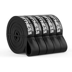 Iron Core Fitness Gym Quality Long Resistance Bands Multi Pack of 5- Loved by Fitness Pros for Group Workouts in Gyms, Boxes, Studios and Bootcamps. Perfect for Pull Ups, Strength Training, Mobility