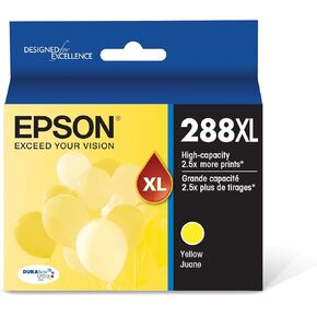 EPSON 288 DURABrite Ultra Ink High Capacity Yellow Cartridge (T288XL420-S) Works with Expression XP-330, XP-430, XP-434, XP-340, XP-440, XP-446