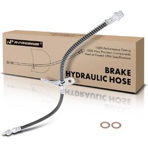 A-Premium Front Passenger Brake Hydraulic Hose Compatible with Hyundai Models - Elantra 2007 2008 2009 2010 - Replace# 587322H000