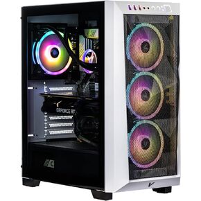 Velztorm Pilum Gaming Desktop PC (AMD Ryzen 7-5700X 8-Core, 32GB RAM, 1TB PCIe SSD + 1TB HDD (3.5), GeForce RTX 4060, HDMI, Display Port, USB 3.0, Black, Win 11 Home)