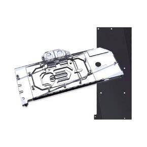 Copper GPU Water Cooling Block GPU Waterblock Graphics Card Water Cooling Block for XFX AMD Radeon RX7900XT Pro 24G (5V ARGB RBW Aura Effect LED Lights GPU Block with Backplate)