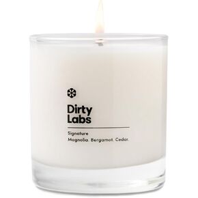 Dirty Labs | Signature Scent | Eco-Friendly Soy Wax Candle | Magnolia. Bergamot. Cedar. | Luxe Home Candle | Vegan, Non-Toxic, Made in USA