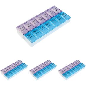 Twice-A-Day Pill Organizer – 14 Compartment