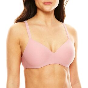 Hanes Womens Wireless Moisture-Wicking T-Shirt Bra, Wirefree Convertible Bra (Retired Colors)