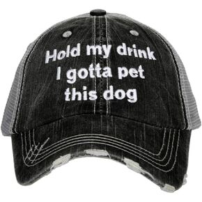 KATYDID Dog Mom Baseball Hat - Trucker Hat for Women - Stylish Cute Sun Hat