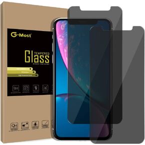 G-Most Privacy Screen Protector for iPhone X/Xs, 2.5D Premium Anti-Spy Tempered Glass Screen Cover Shield Guard for Apple iPhone X/10/Xs (2-Pack)