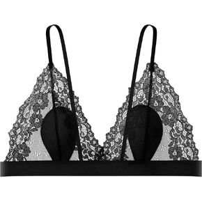Women Lace Bralettes No Wire Padded Bra
