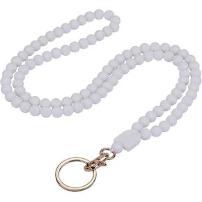 Beaded Silicone Beads Lanyards Teacher Lanyards for ID Badges and Keys Breakaway Gift for Women Nurse Teacher in Kuwait
