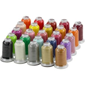 ELEMENT Tropical Pack | Tray of 25 spools | Machine Embroidery Thread | 1000m | 40 wt | Matte | Compatible with Brother Babylock Janome Singer Pfaff Husqvarna Bernina Sewing Machines in Kuwait