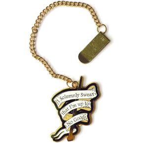 Paper House Productions Harry Potter I Solemnly Swear Enamel Charm Chain & Clip Bookmark
