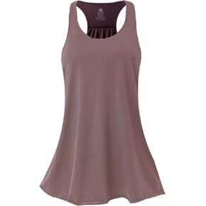 SepiMeli Flowy Triblend Racerback Tank Top Regular and Plus Sizes for Women
