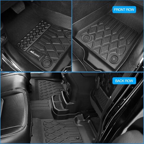 سجادات أرضية Nilight TPE لسيارة Lexus GX460 2014 2015 2016 2017 2018 2019 2020 2021 2022,2013-2023 Toyota 4Runner(4 Runner)، بطانات أرضية شديدة التحمل تناسب جميع الأحوال الجوية in Saudi Arabia