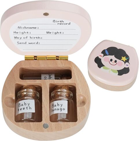 Baby Teeth Box,Tooth Holders for Kids Keepsake,Tooth Boxes for Lost Teeth for Kids,Teeth Storage Holder,Dropped Tooth Keepsake Storage Box to Keep the Childhood Memory,Gift for Baby Boy in Saudi Arabia
