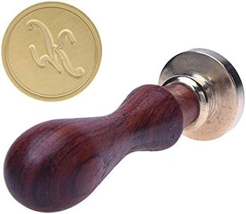 YPSelected Vintage Calligraphic A-Z 26 Alphabet Initial Letters Sealing Wax Spoons Candles Seal Stamp (Letter B) in Saudi Arabia