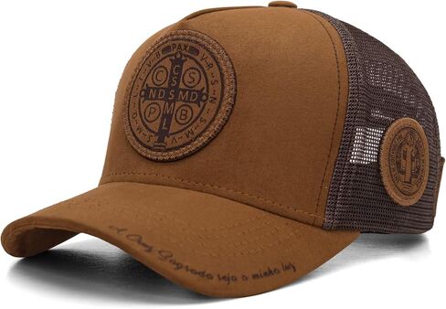 ساكوديدو | قبعة سائق الشاحنة Saint Benedict - قبعات Snapback، قابلة للتعديل، للجنسين، رائعة للصيد in Kuwait