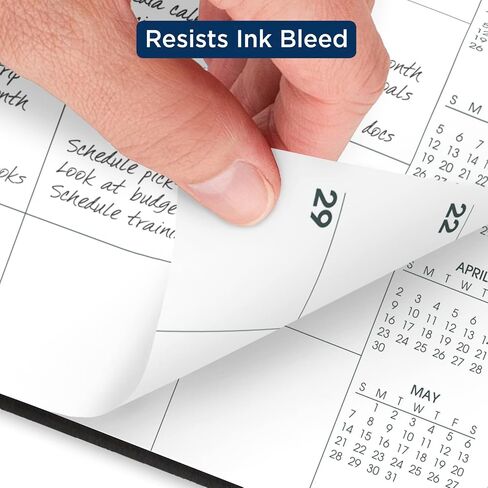 AT-A-GLANCE 2024 Monthly Planner, 7" x 8-3/4", Medium, Large Print, Black (70LP090524) in Saudi Arabia