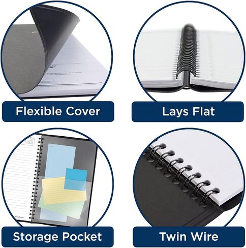 AT-A-GLANCE 2024 Monthly Planner, 7" x 8-3/4", Medium, Large Print, Black (70LP090524) in Saudi Arabia