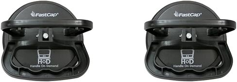 FastCap HOD-SINGLE Single-Hand Handle-on-Demand Lift with Suction Pad, Black, Red in Saudi Arabia