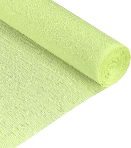 MECCANIXITY Crepe Paper Roll 7.5ft Long 20 Inch Wide for Wedding Ceremony Various Large Festivals Decoration, White in Saudi Arabia