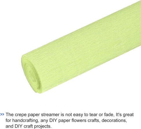 MECCANIXITY Crepe Paper Roll 7.5ft Long 20 Inch Wide for Wedding Ceremony Various Large Festivals Decoration, White in Saudi Arabia